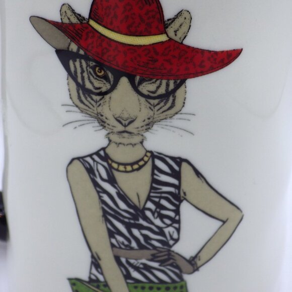 COPY - COPY - COPY - Signature Coffee Mug/ Anthropomorphic Cat/Milkshake/Rose T… - Picture 2 of 5
